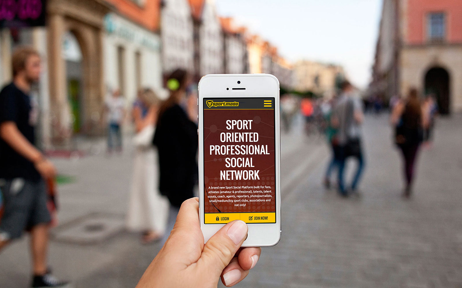 SportMade | UX/UI design & prototype for social network